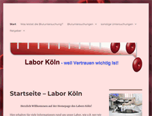 Tablet Screenshot of labor-koeln.de